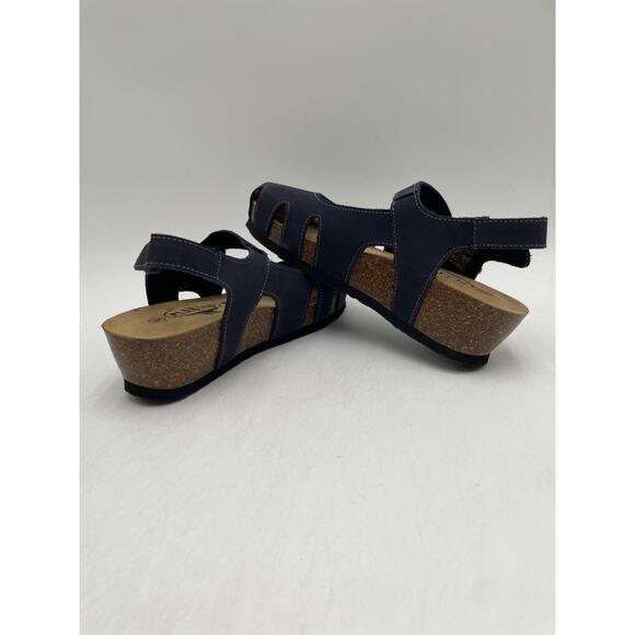 Plakton AMY BLU 01 826140 Women's NEW Closed-Toe Sandal Navy Blue EU Size 37 - Picture 8 of 11